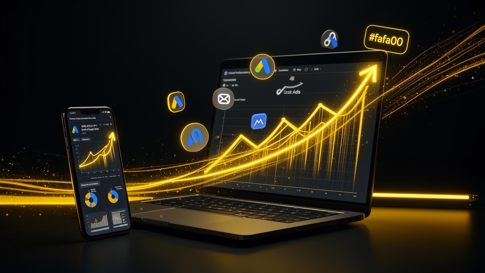 Tráfego pago — Google Ads e Meta Ads gerando resultados